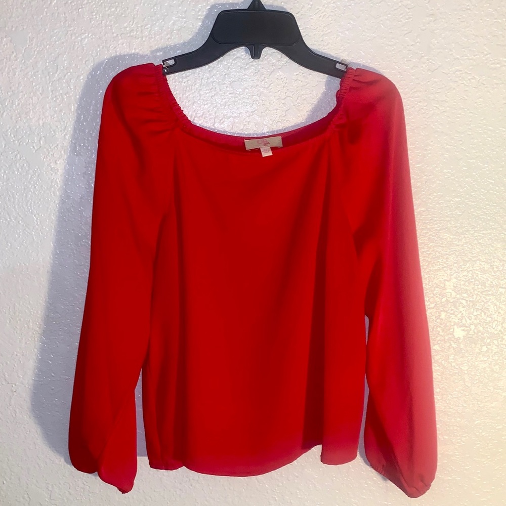 GB Girls xl girls red top Gianni bini